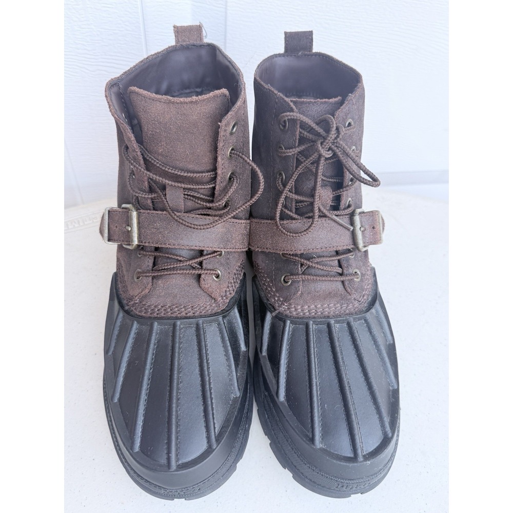 Polo Ralph Lauren Oslo High Boys' Boots - Brown Leather Size 7US /Women's 8.5/9